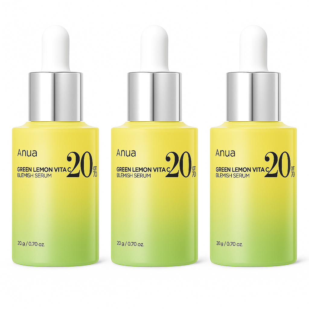 Brightening serum with 20% Vitamin C and green lemon extract that fades dark spots, boosts radiance, and improves skin firmness for a youthful glow.