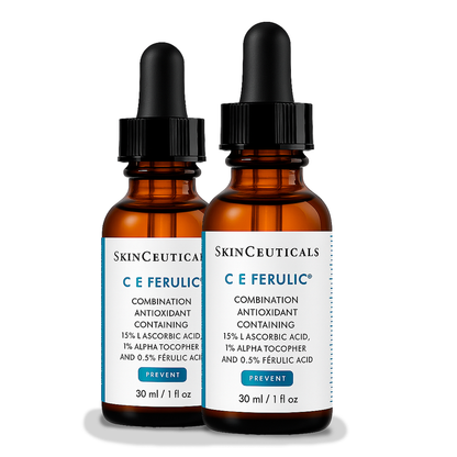 Powerful antioxidant serum with vitamins C and E plus ferulic acid that brightens, firms, and protects skin from aging and environmental damage.