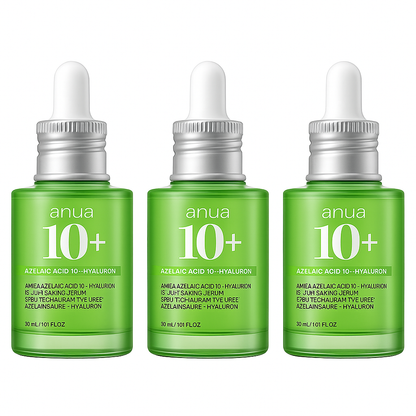 Azelaic acid serum that soothes redness, hydrates deeply, and refines skin texture for smoother, brighter, and balanced skin, ideal for sensitive complexions.