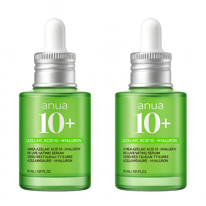 Azelaic acid serum that soothes redness, hydrates deeply, and refines skin texture for smoother, brighter, and balanced skin, ideal for sensitive complexions.