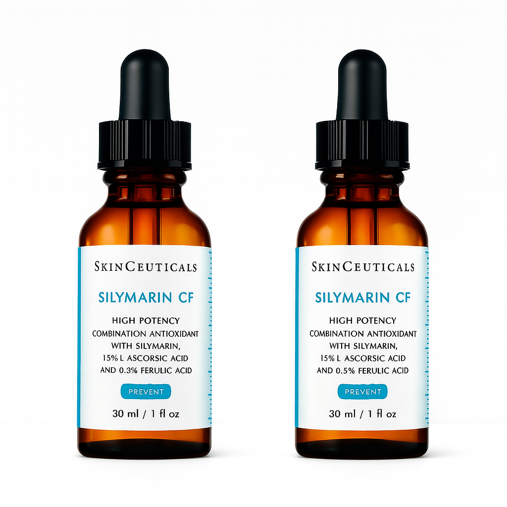 Oil-free antioxidant serum with silymarin, salicylic acid, and vitamin C that controls oil, refines pores, and prevents acne and aging signs.