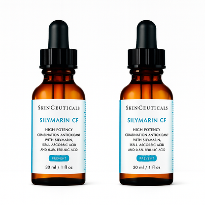 Oil-free antioxidant serum with silymarin, salicylic acid, and vitamin C that controls oil, refines pores, and prevents acne and aging signs.