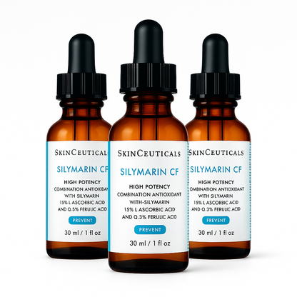 Oil-free antioxidant serum with silymarin, salicylic acid, and vitamin C that controls oil, refines pores, and prevents acne and aging signs.