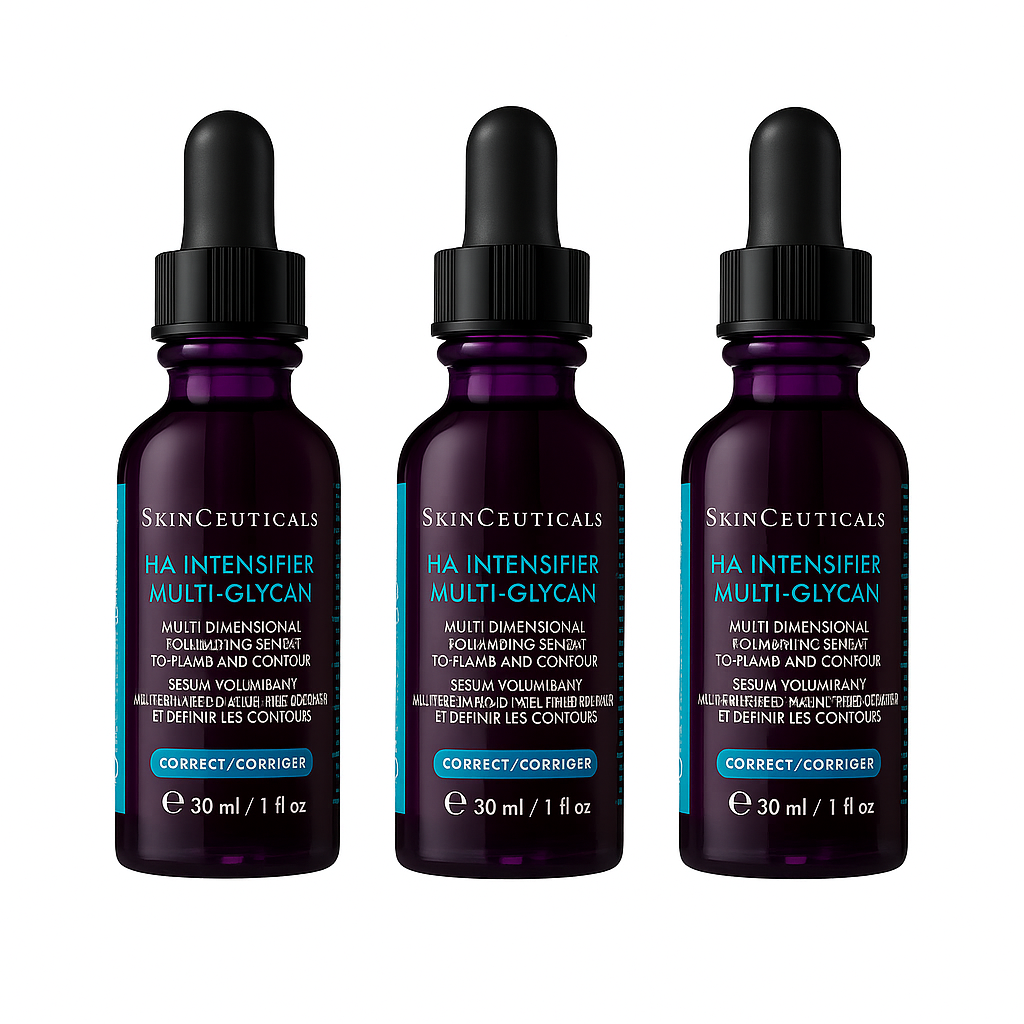 Hydrating and firming serum with hyaluronic acid, Proxylane, and botanical extracts that plumps, smooths, and restores skin elasticity.