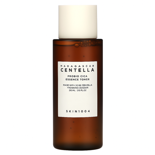 Hydrating toner with Centella, probiotics, and ceramides that strengthens skin barrier, soothes irritation, and restores balance for sensitive skin.
