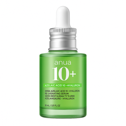 Azelaic acid serum that soothes redness, hydrates deeply, and refines skin texture for smoother, brighter, and balanced skin, ideal for sensitive complexions.