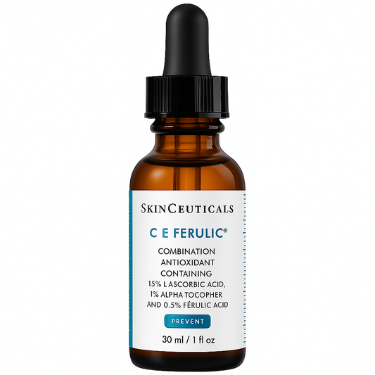 Powerful antioxidant serum with vitamins C and E plus ferulic acid that brightens, firms, and protects skin from aging and environmental damage.