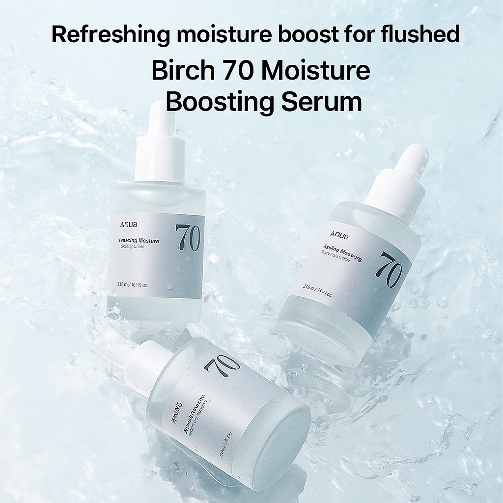 Hydrating serum with 70% birch sap that soothes, softens, and strengthens the skin barrier, restoring elasticity and glow for all skin types.