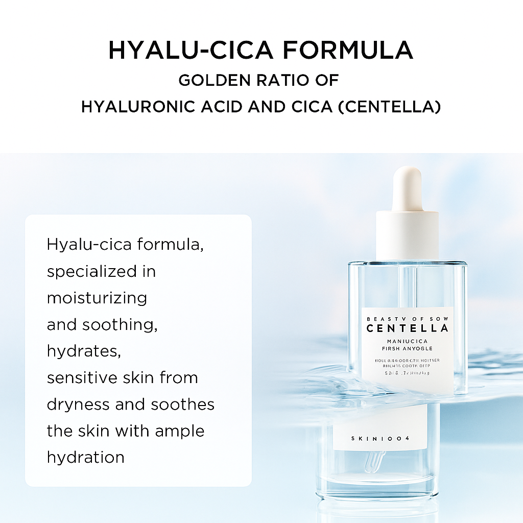Hydrating pre-serum with Centella and hyaluronic acid that soothes, refreshes, and prepares skin for optimal absorption and balanced hydration.