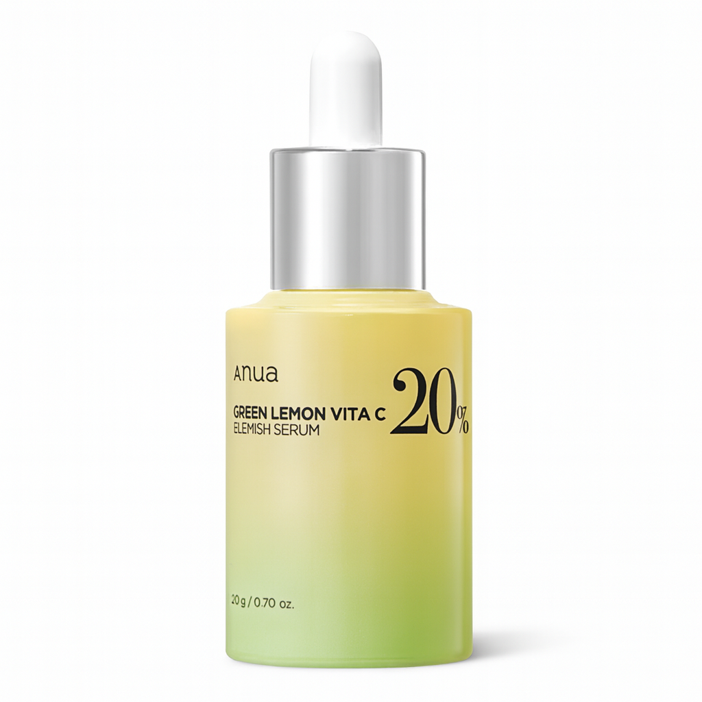 Brightening serum with 20% Vitamin C and green lemon extract that fades dark spots, boosts radiance, and improves skin firmness for a youthful glow.