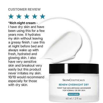Night cream with hydroxy acids that exfoliates, hydrates, and smooths dry or normal skin overnight for a radiant, refreshed complexion.