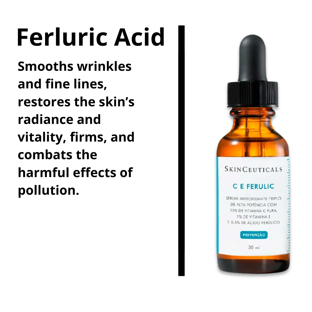 Powerful antioxidant serum with vitamins C and E plus ferulic acid that brightens, firms, and protects skin from aging and environmental damage.