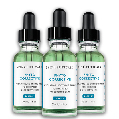 Light green serum with botanical extracts that soothes redness, hydrates deeply, and calms sensitive or irritated skin for a balanced complexion.