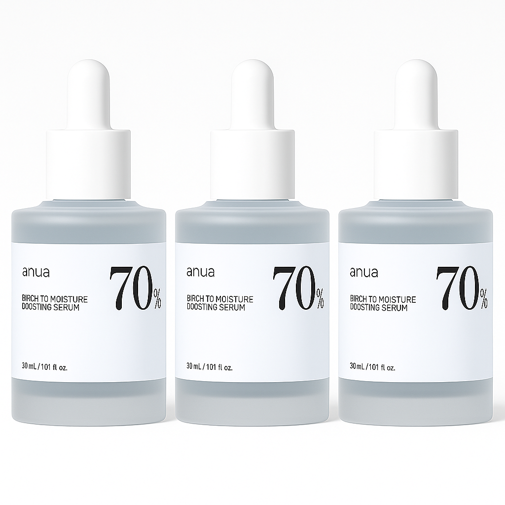 Hydrating serum with 70% birch sap that soothes, softens, and strengthens the skin barrier, restoring elasticity and glow for all skin types.